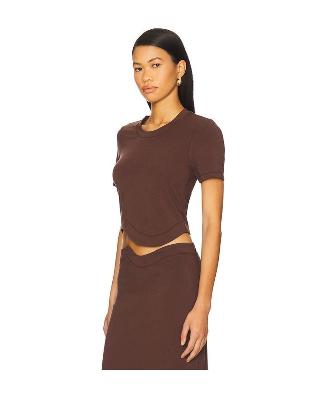 LNA Brown Jade Top