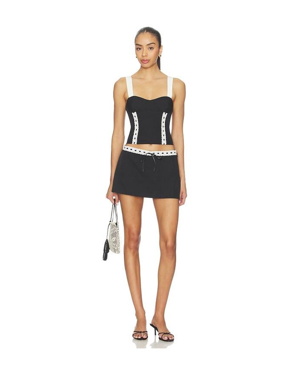 BY.DYLN Black Juliette Top