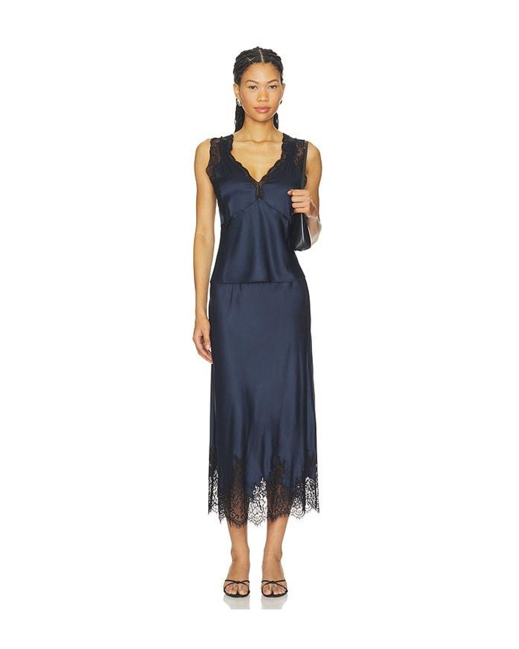 PAIGE Blue Kelso Skirt