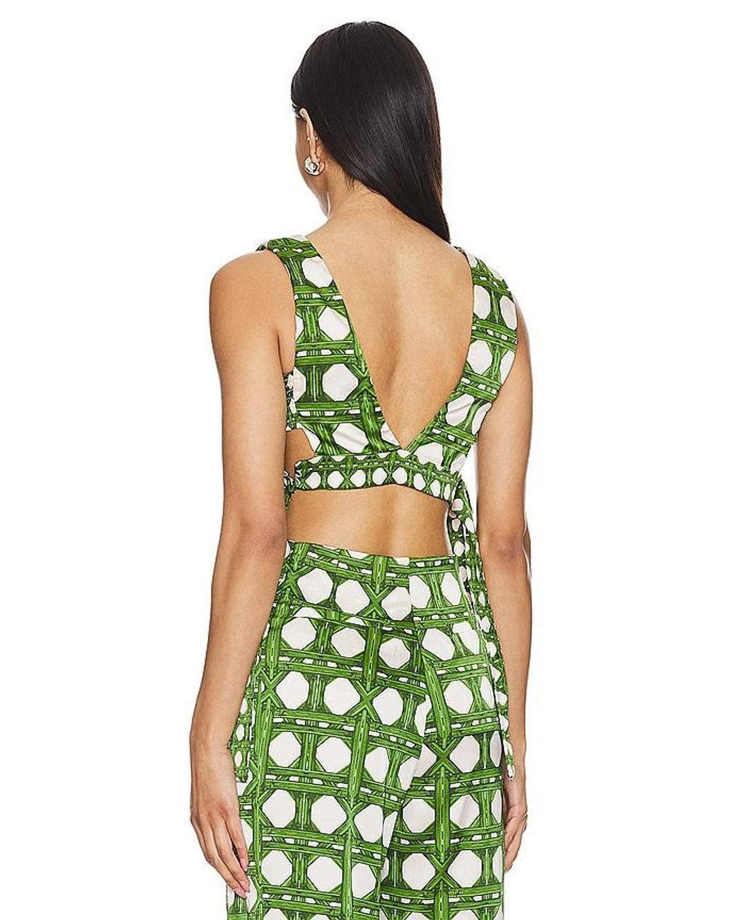 MISA Los Angles Green Olena Top