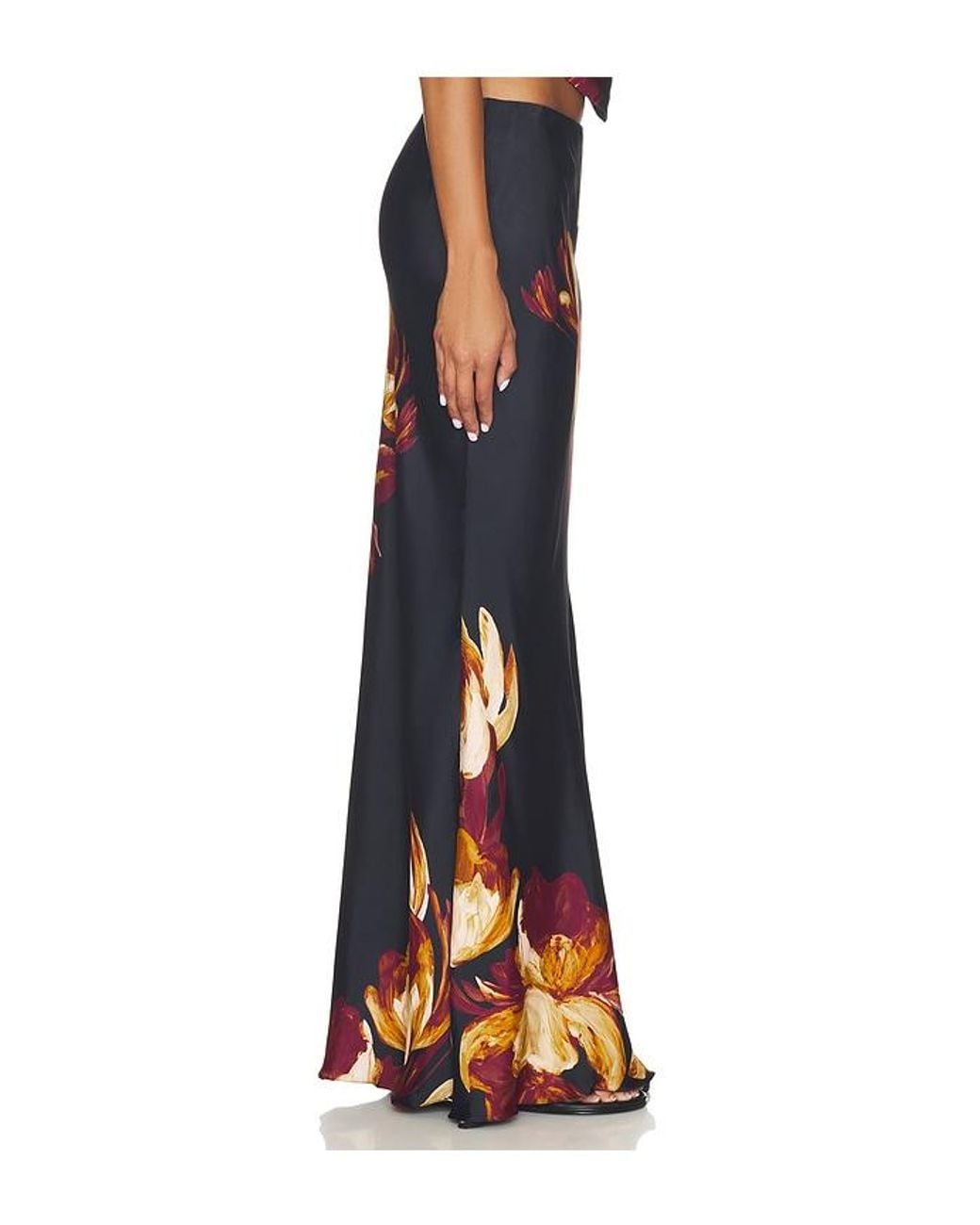 Rococo Sand Black Maxi Skirt