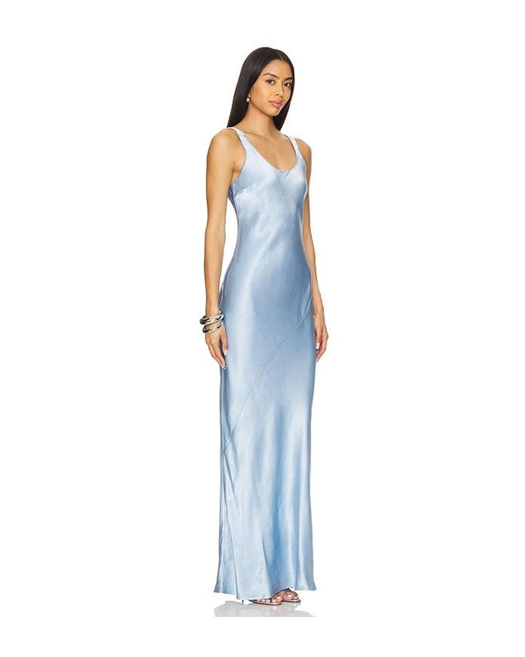 Line & Dot Blue Adelyn Dress