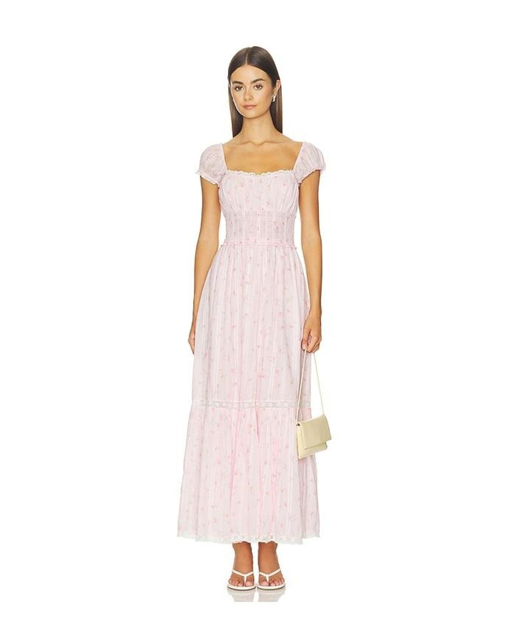 LoveShackFancy White Lyssara Dress