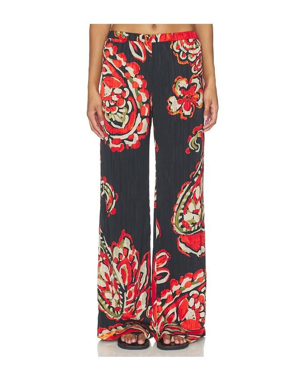 Amanda Uprichard Red Mariko Pants