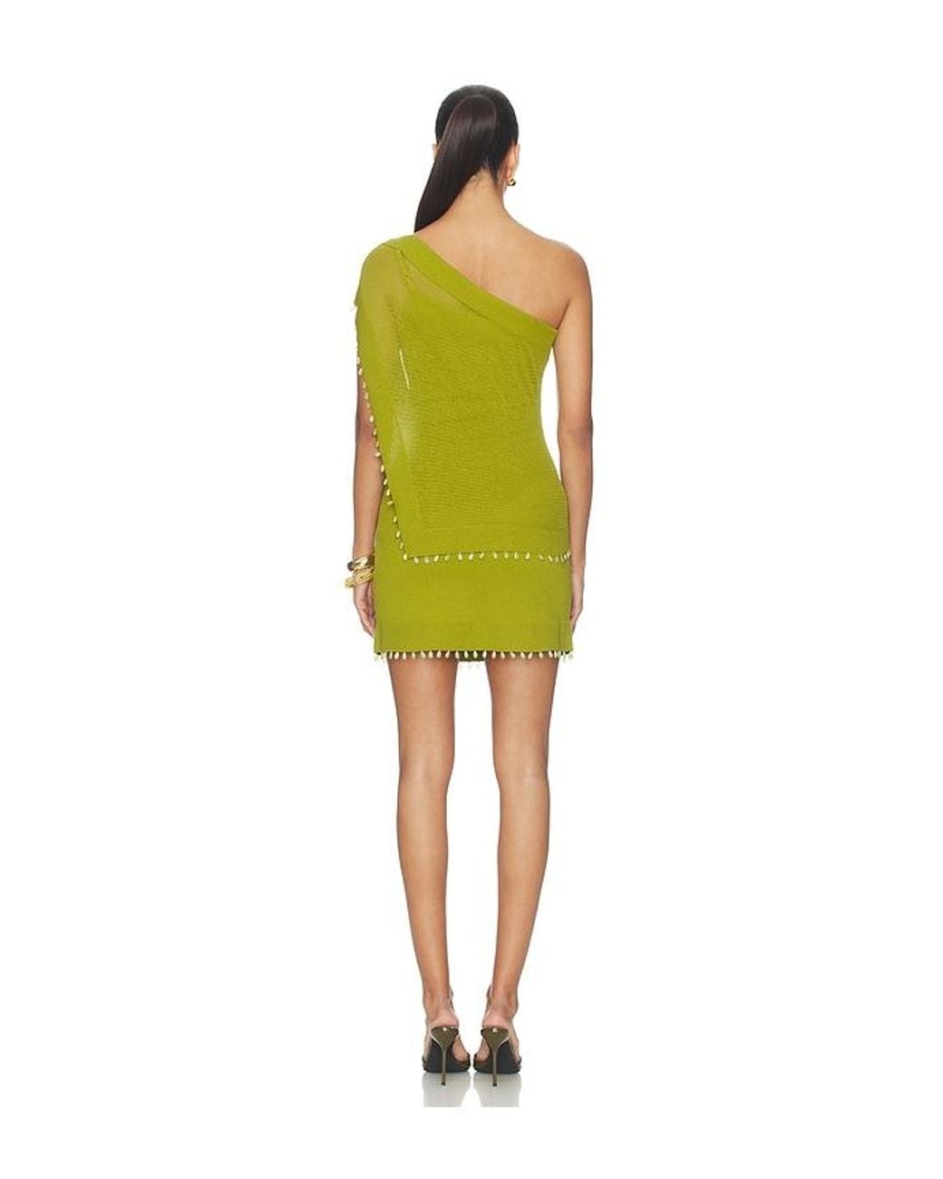 AMUR Yellow Alaia Day Dress