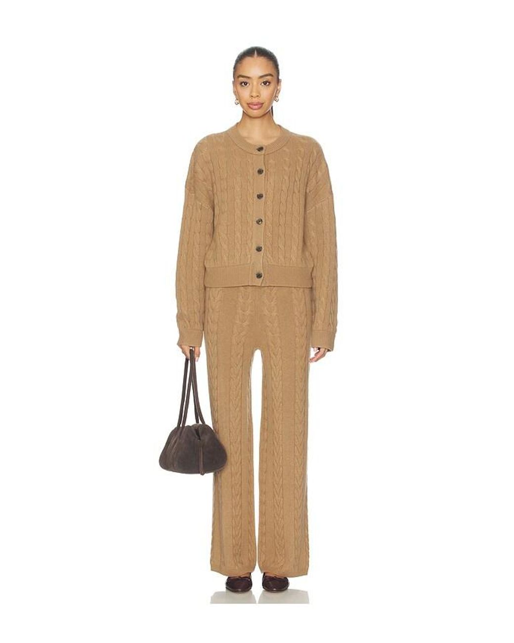 Lisa Yang Natural Cassie Cardigan