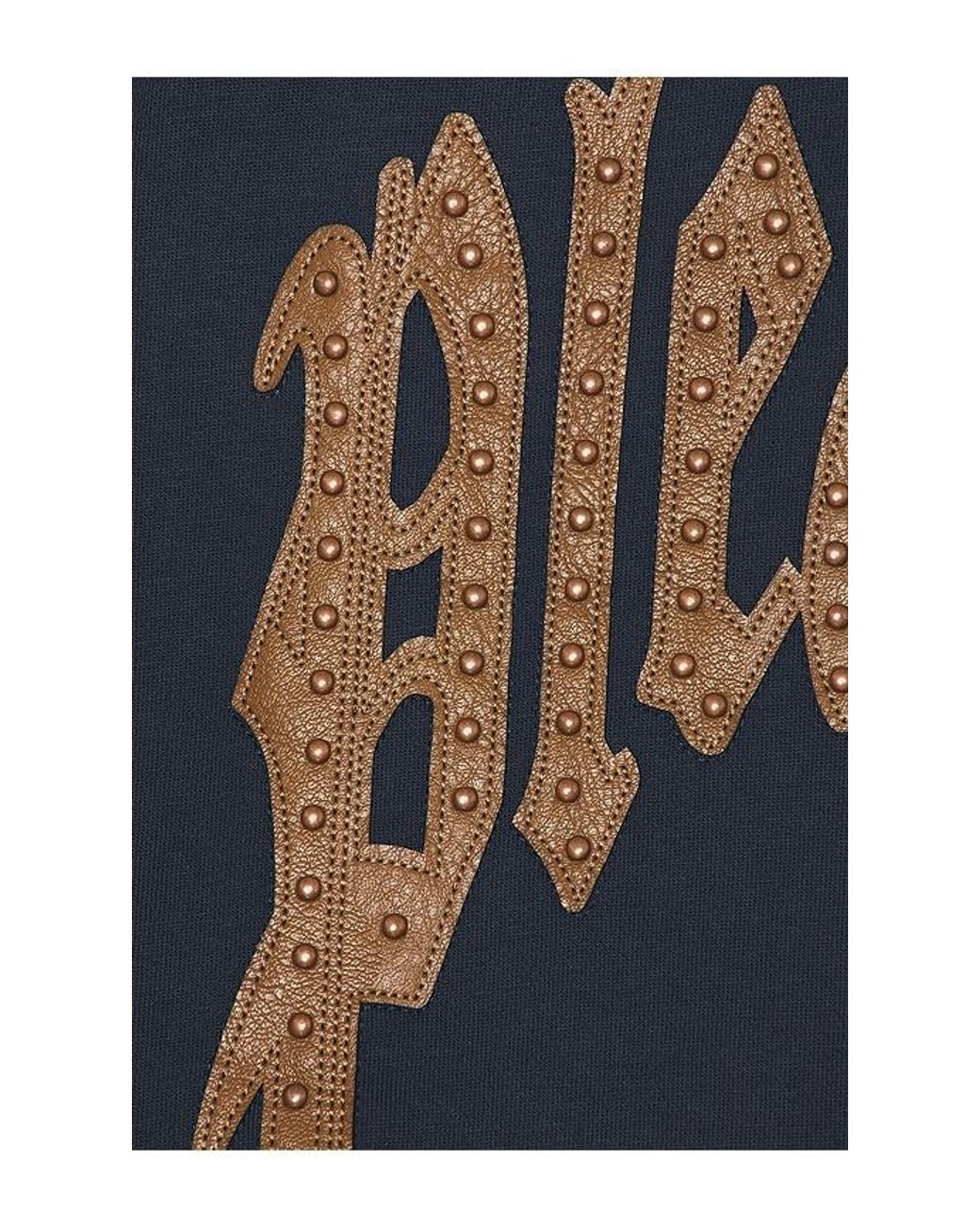Pleasures Blue Twitch Studded Tee for men
