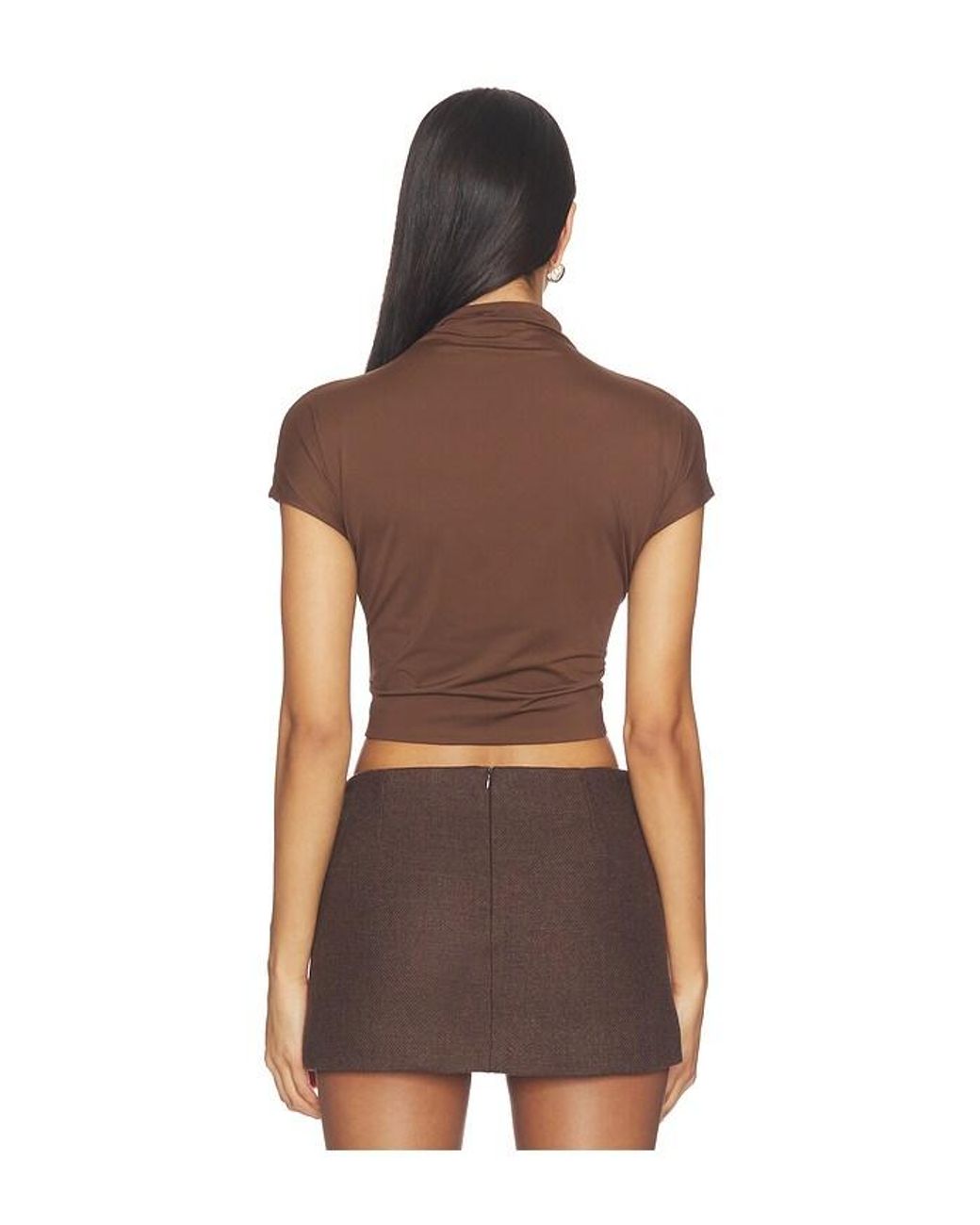 Nakedvice The Bryce Top in Brown | Lyst UK