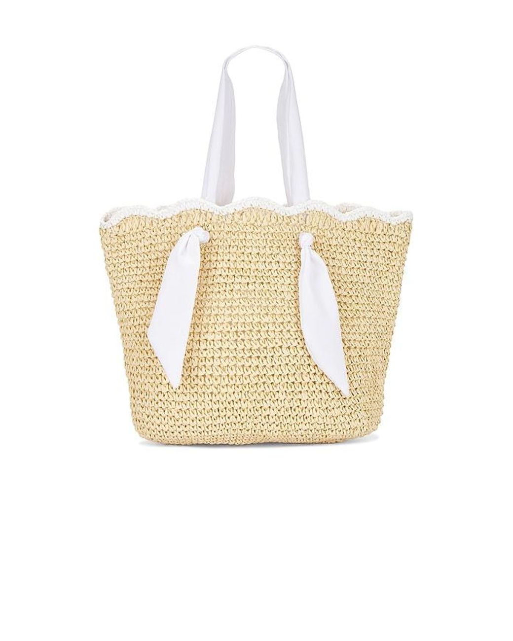 Nikki Beach White Capri Tote Bag