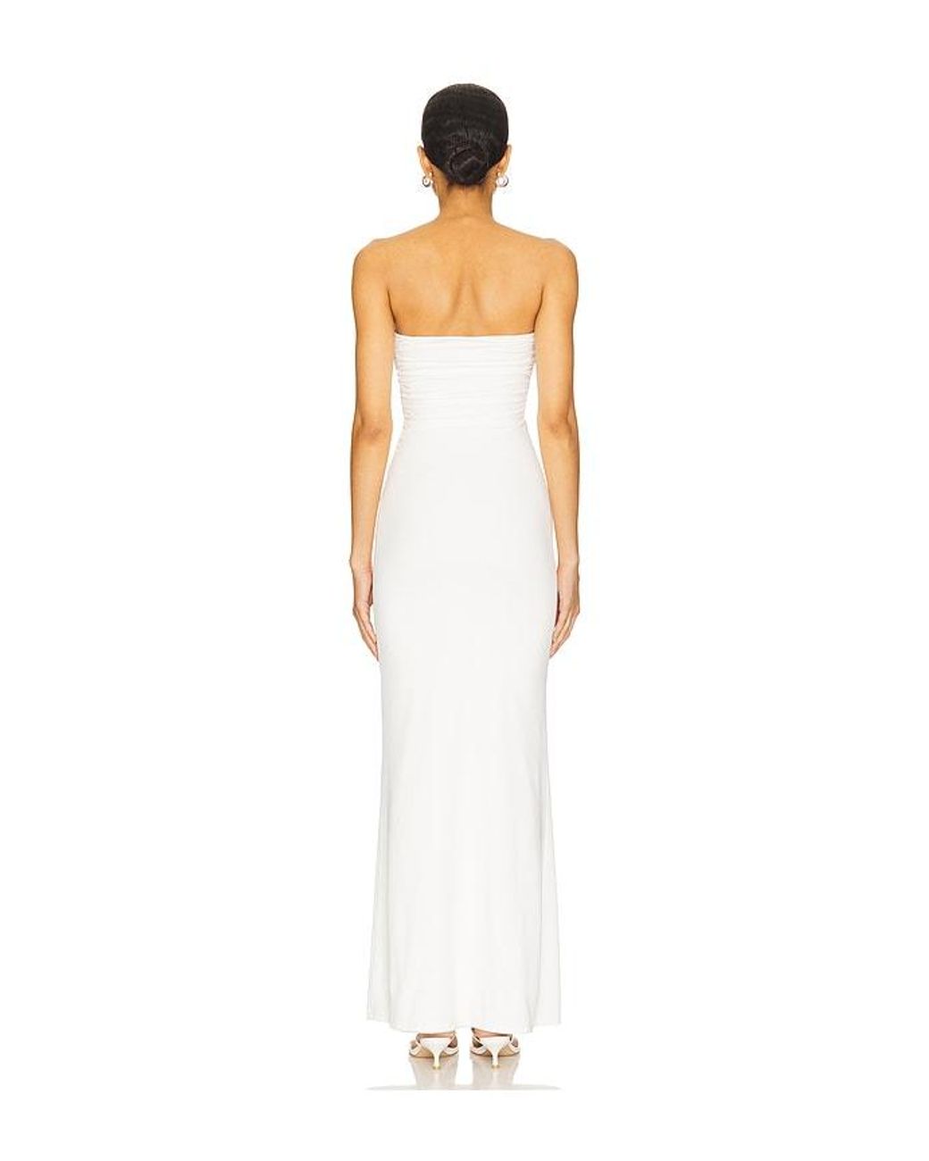 superdown White Rosy Maxi Dress