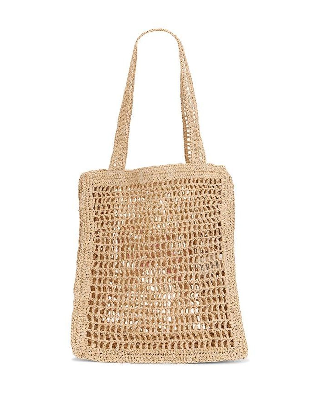 LoveShackFancy Natural Seaside Beach Bag