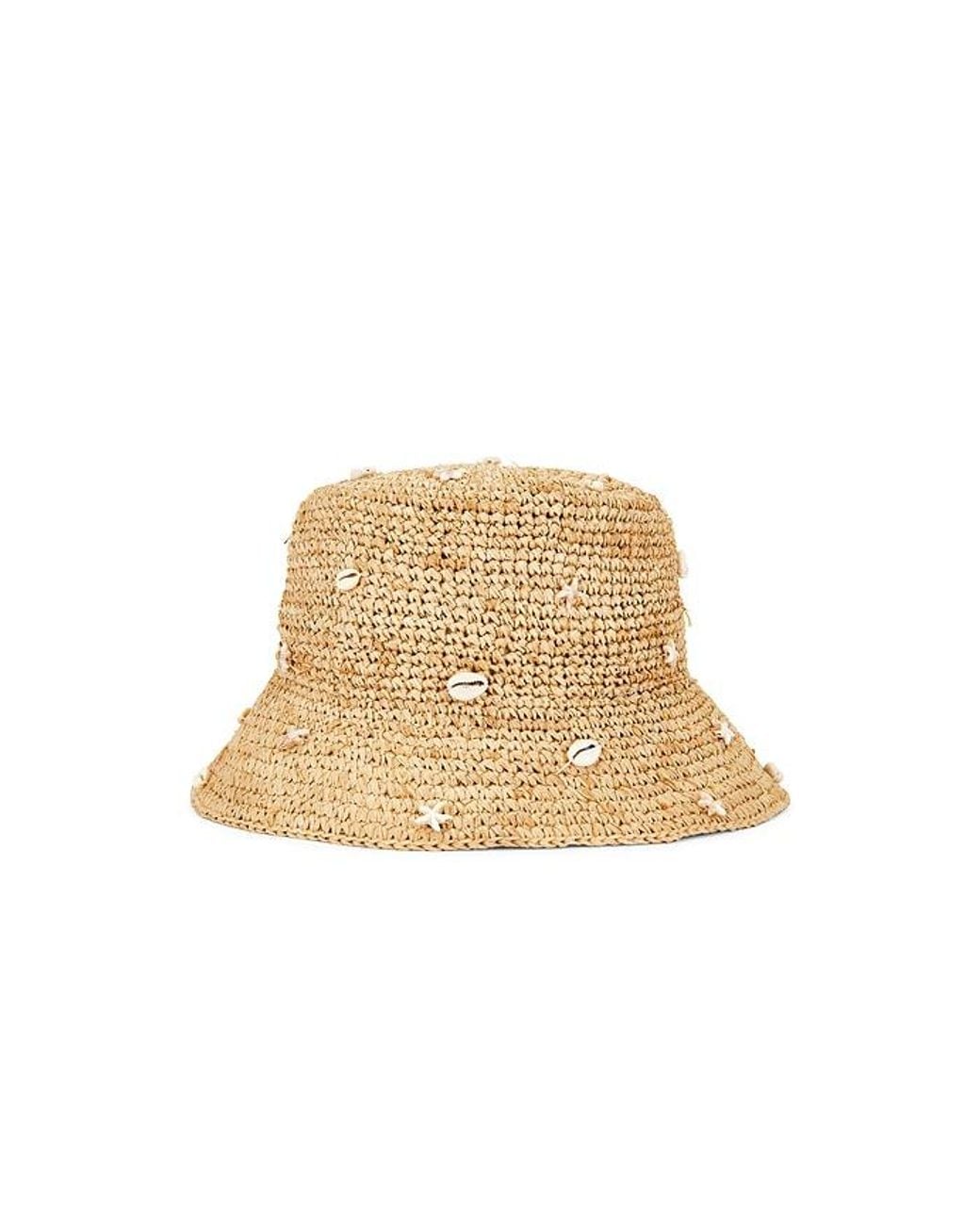 Nikki Beach Natural Shelley Bucket Hat
