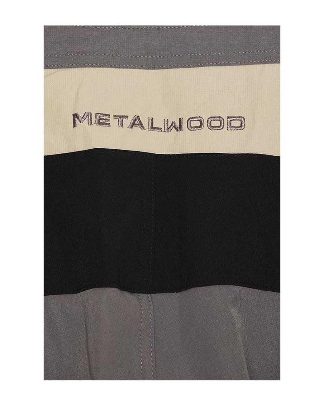 METALWOOD STUDIO Gray Machine Short for men