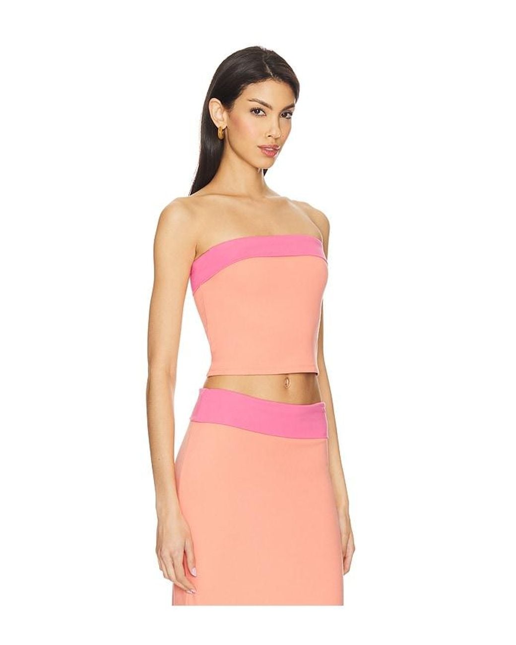Lovers + Friends Pink Tulip Top