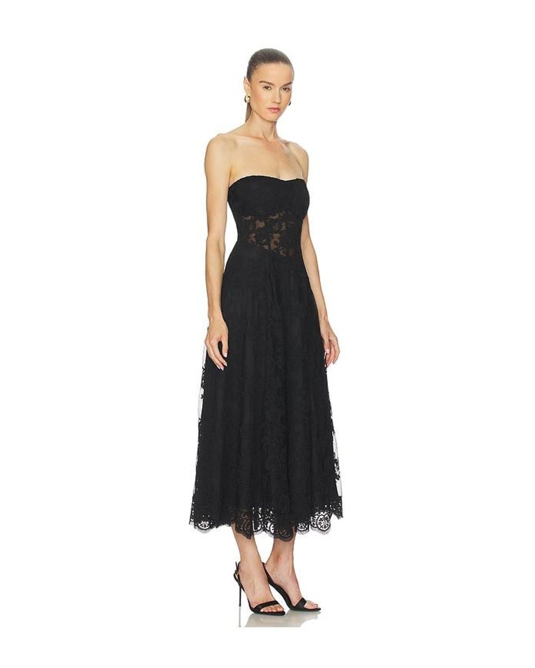 V. Chapman Black Hazel Dress