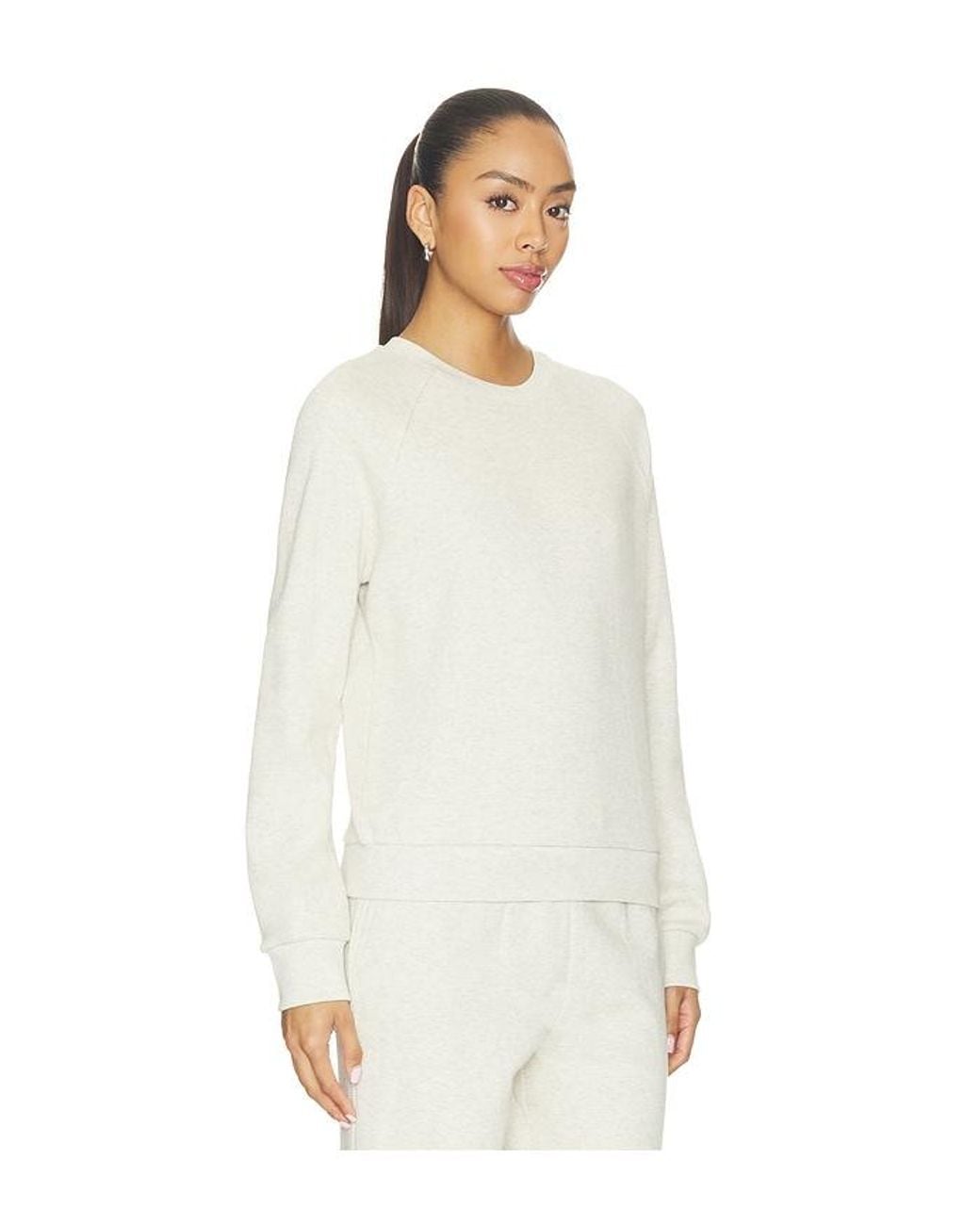 PERFECTWHITETEE White Zia Pullover Sweatshirt