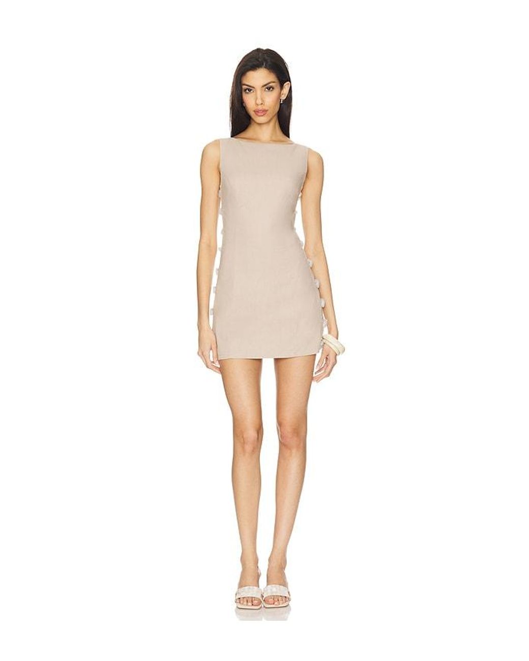 ALL THE WAYS White Selena Mini Dress