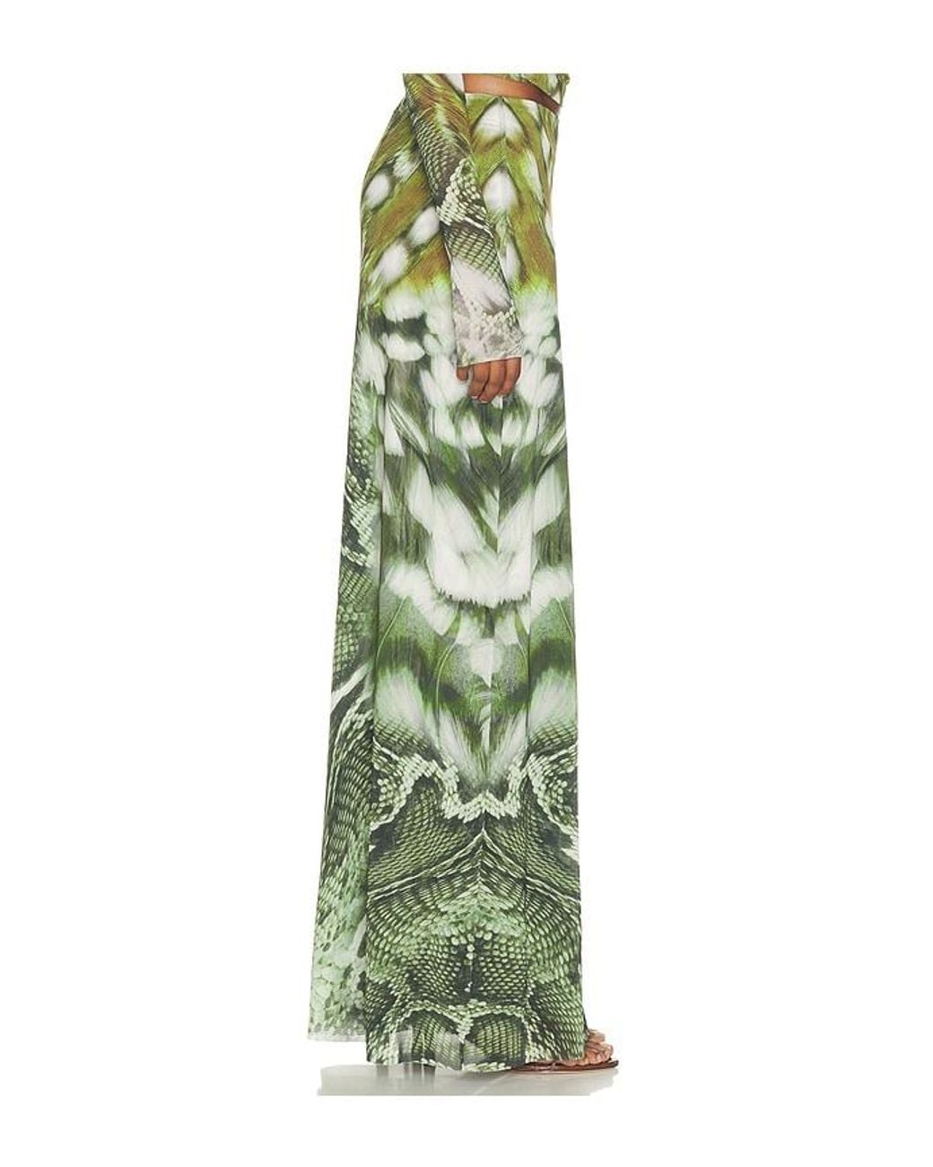 AFRM Green Sera Skirt