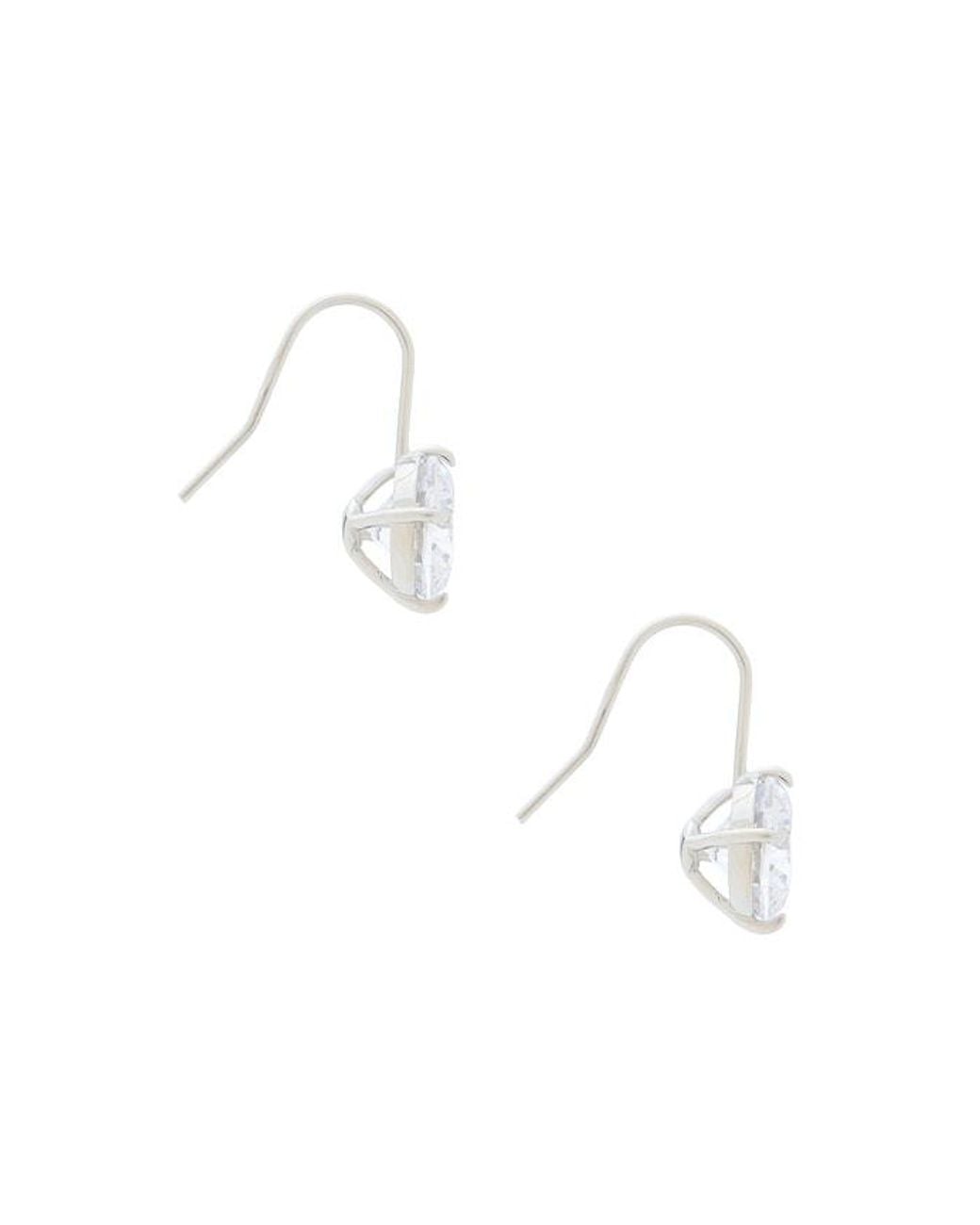Shashi White Caroline Drop Earring