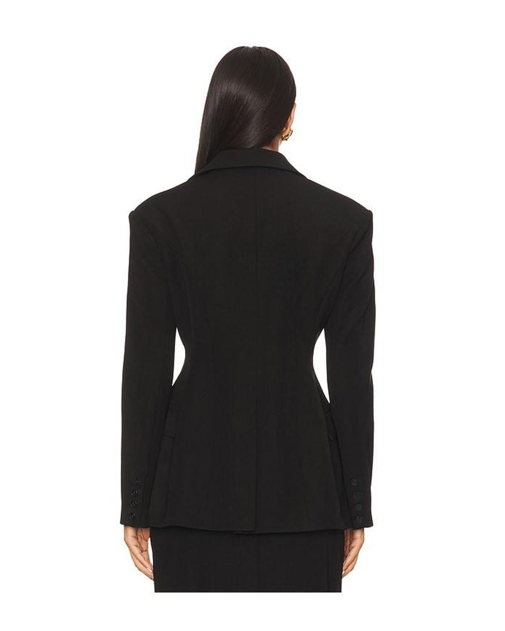 Line & Dot Black Ida Hourglass Blazer