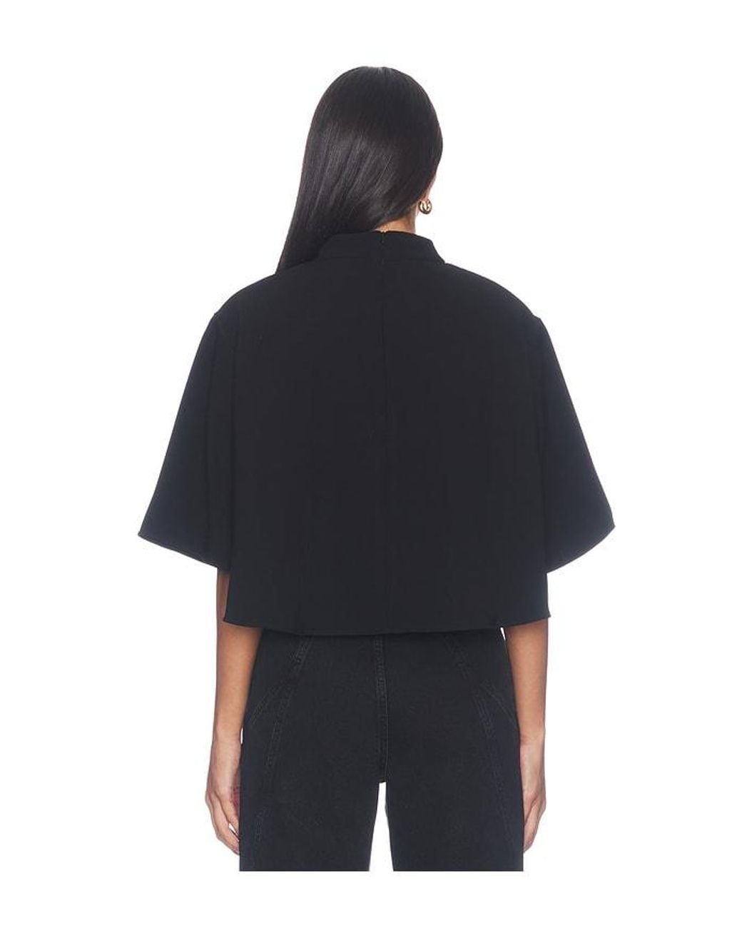 Agolde Black Rom Top
