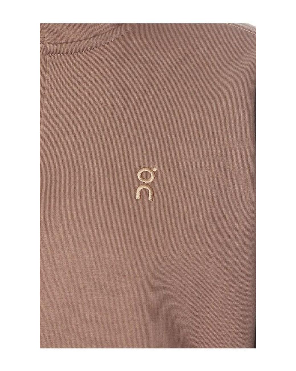 On Shoes Brown Club Collective 1/4 Zip