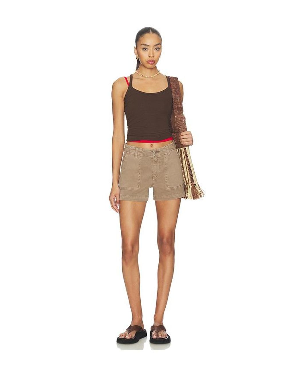 AG Jeans Natural Analeigh Short