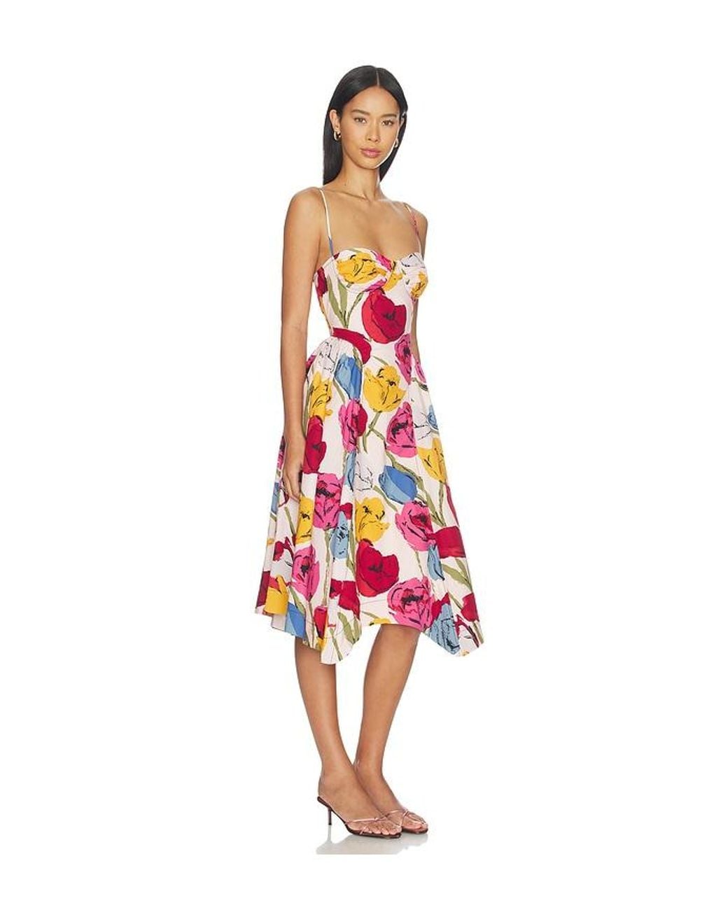 Free People Red X Revolve Cherish Midi Dress