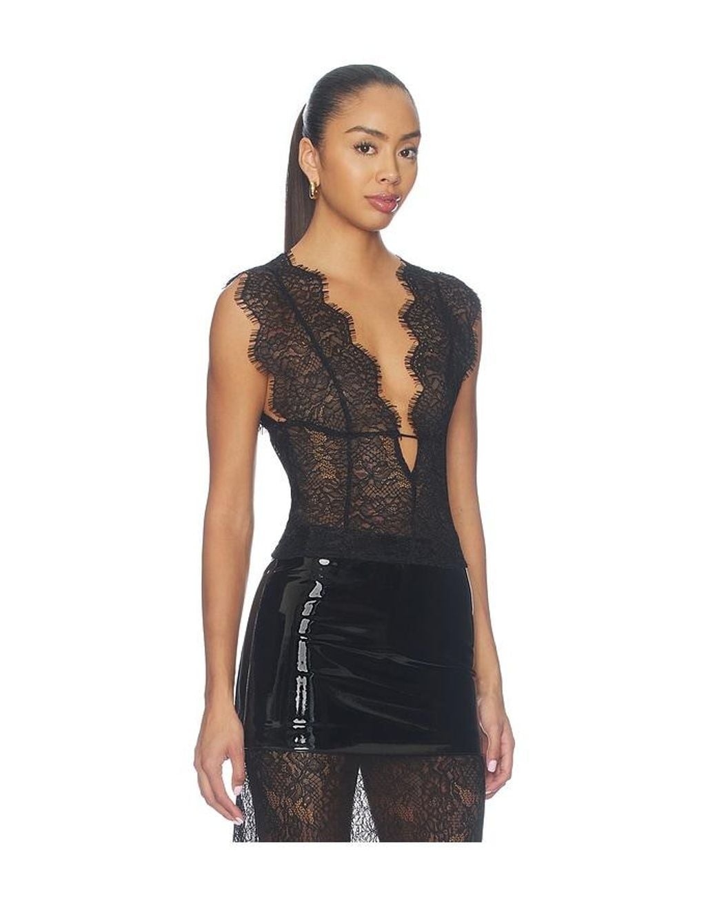 Nbd Black X Hannah Lizzy Indrani Cami Top