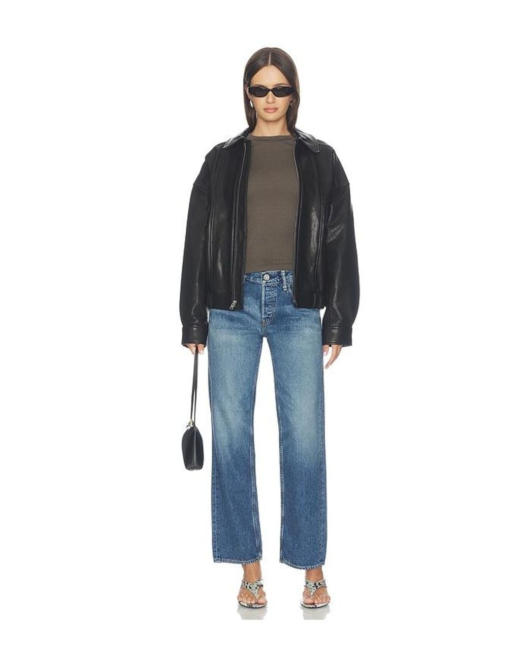 Moussy Blue Wheeling Straight Low Jeans