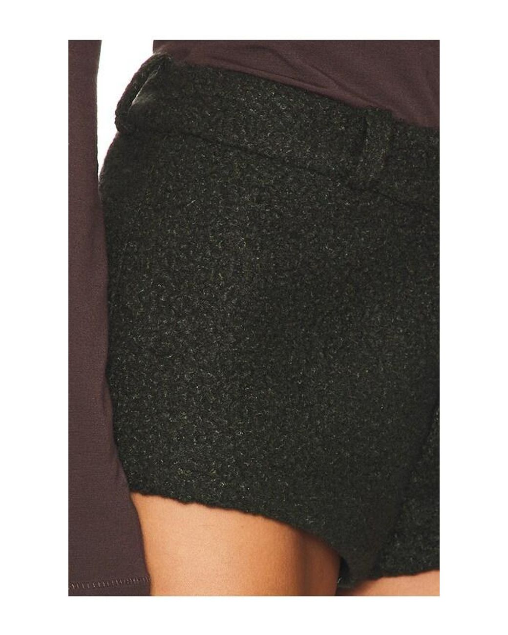 Amanda Uprichard Black Caresse Shorts