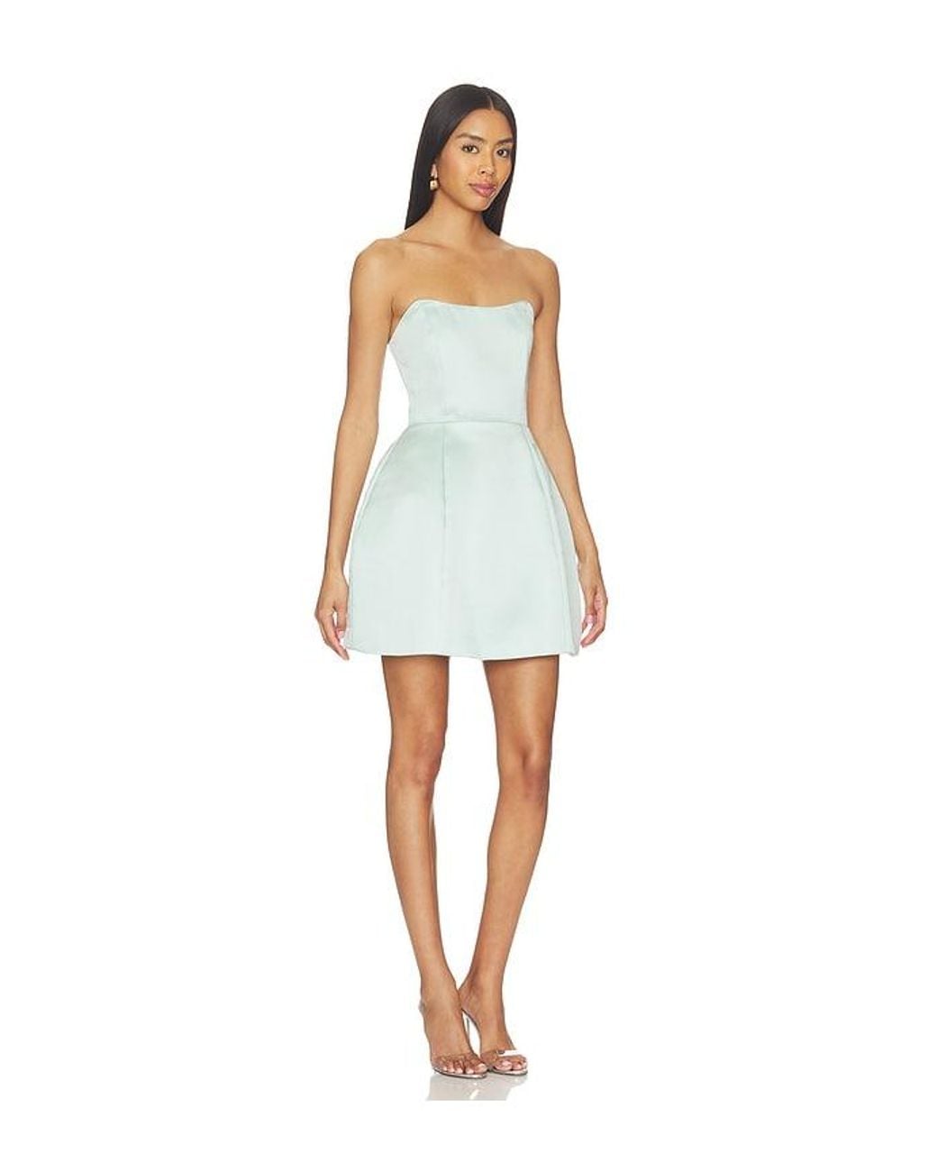 Elliatt White Manon Tulip Mini Dress