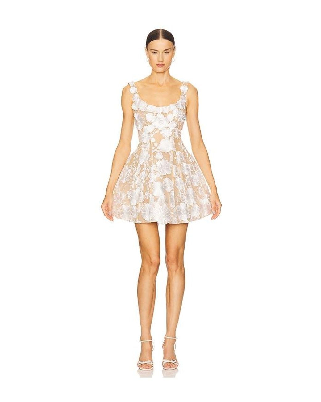 Bronx and Banco White Jasmine Mini Dress
