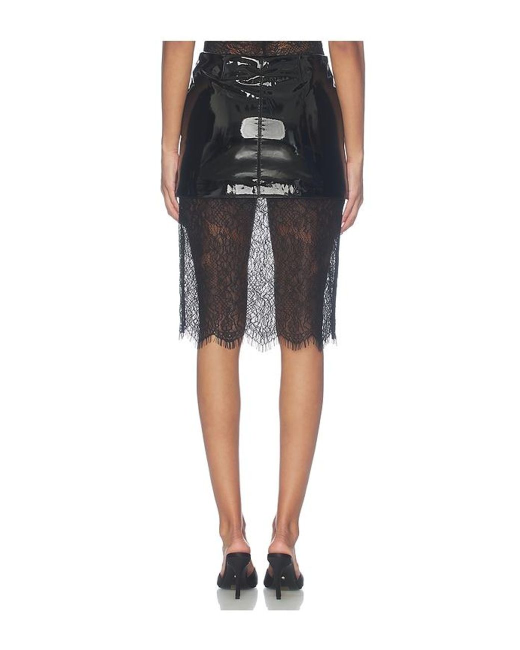 Nbd Black X Hannah Lizzy Indrani Midi Skirt