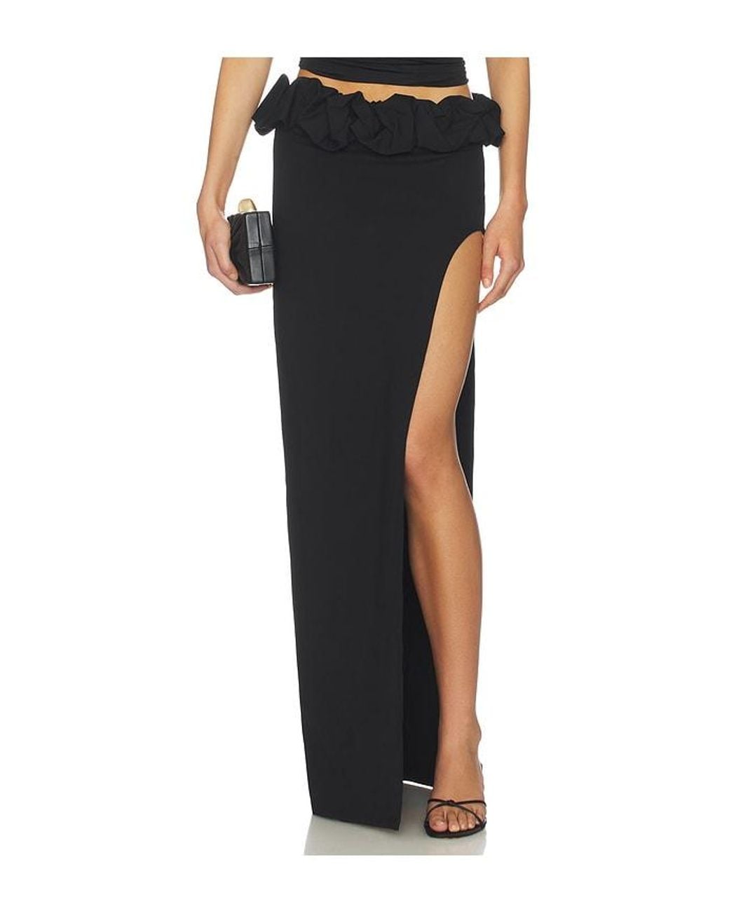 Nbd Black Zoya Maxi Skirt
