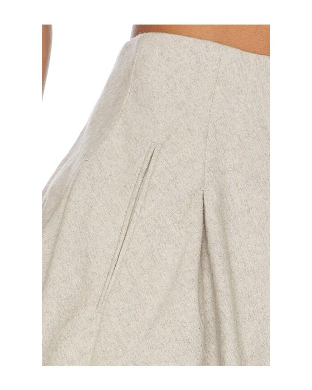 V. Chapman White Margaux Skirt