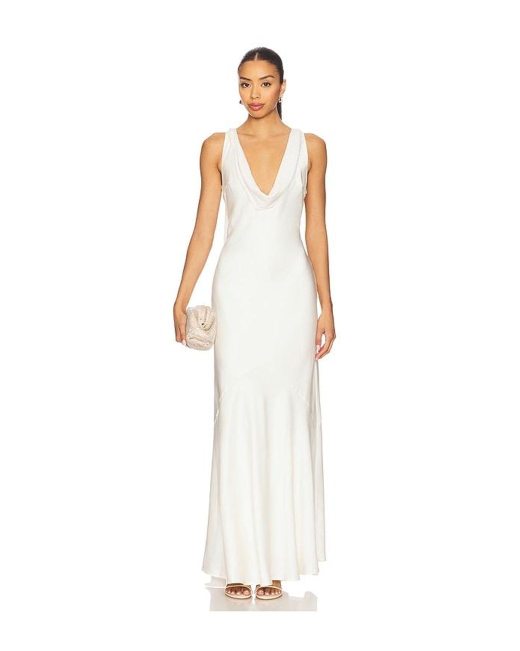 Runaway the Label White Gabriella Maxi Dress