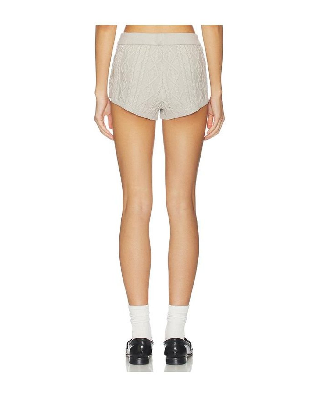 Lioness White Housewife Knit Short