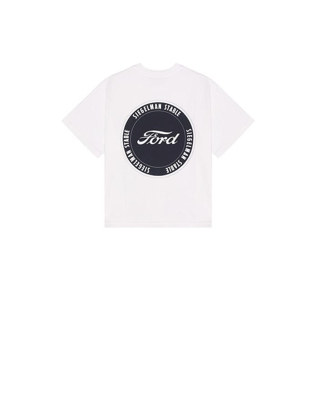 Siegelman Stable Black Printed Graphic Crop T-Shirt for men