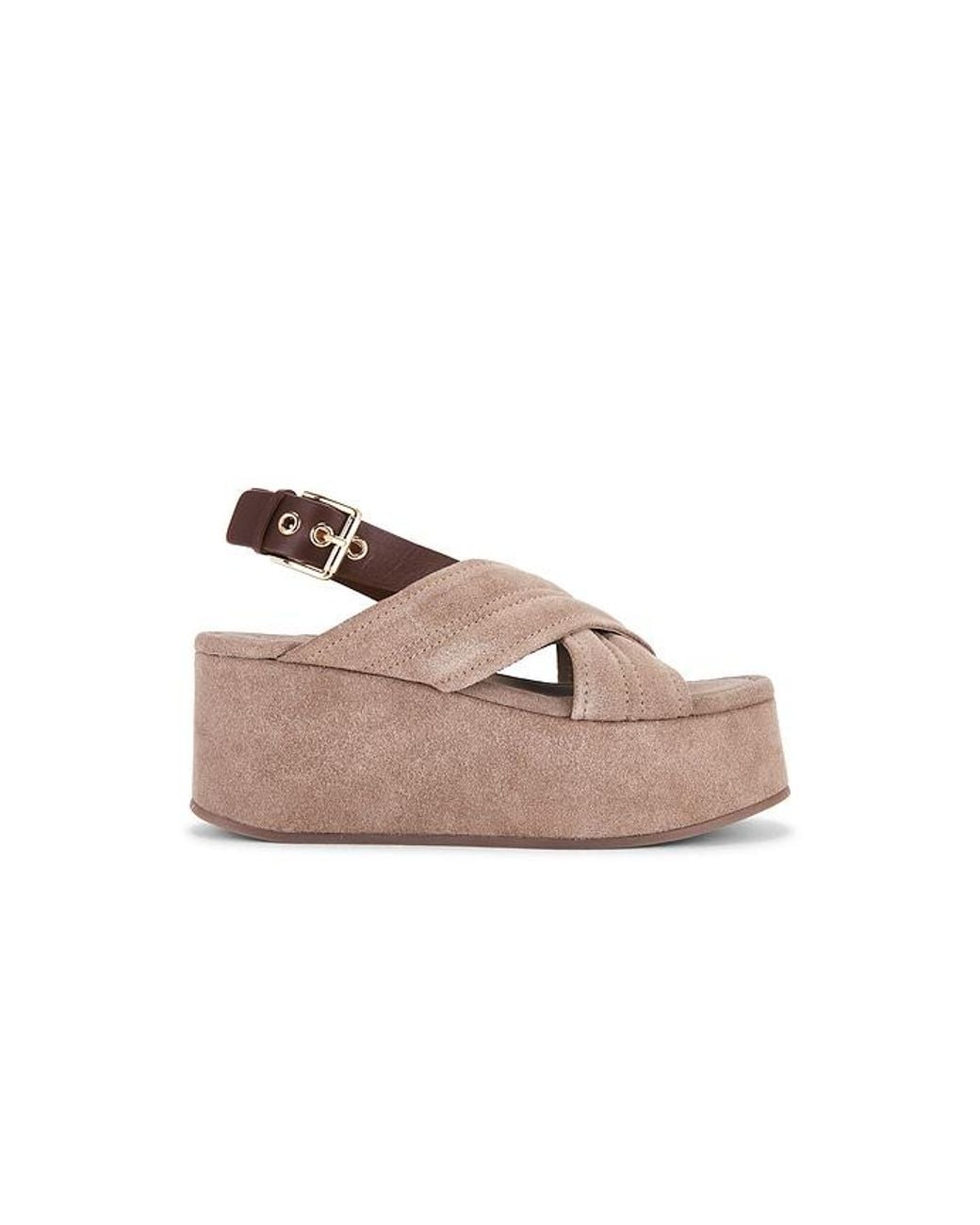 Free People Pink Beach Party Platform Sandal