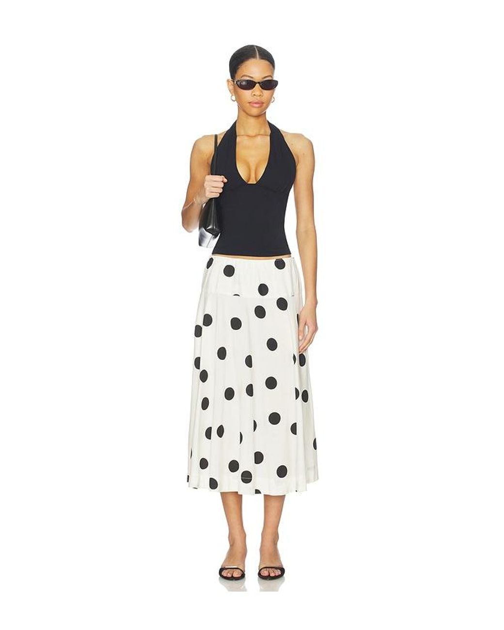 Free People Natural Betty Drop Waist Skirt