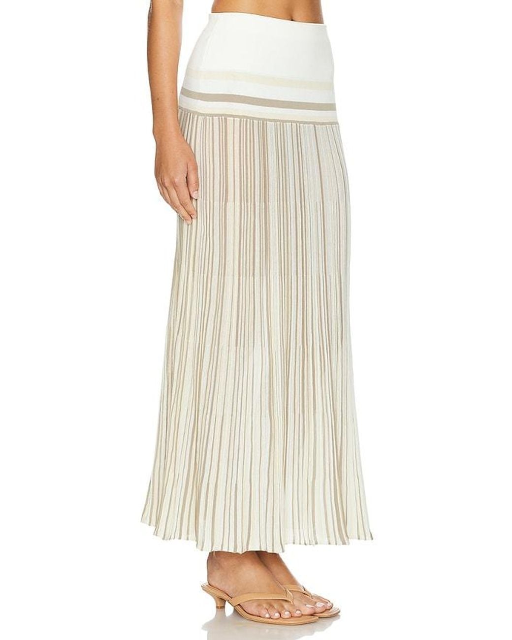 Faithfull The Brand White Citara Skirt