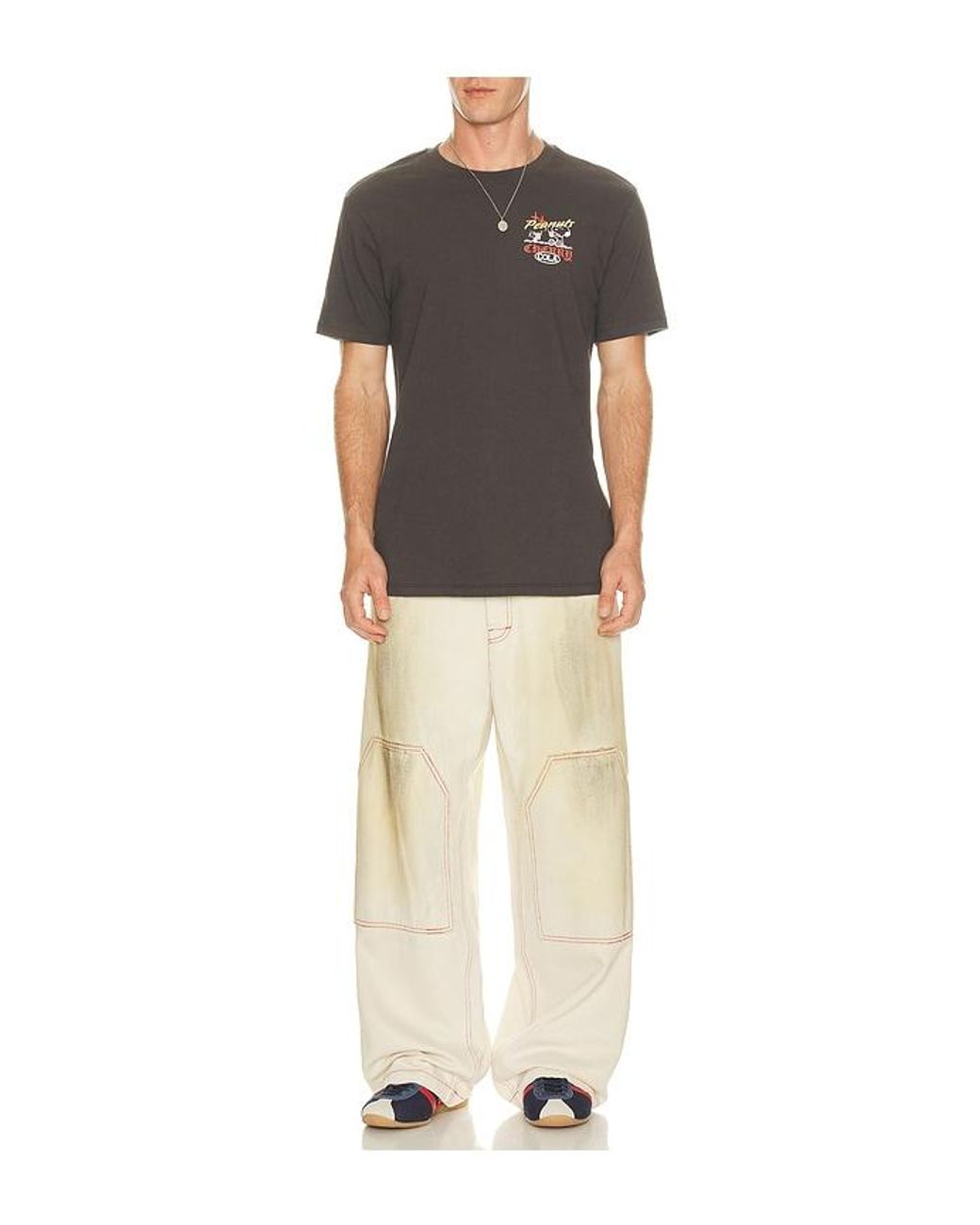The Forecast Agency Black Peanuts Cherry Cola Tee for men