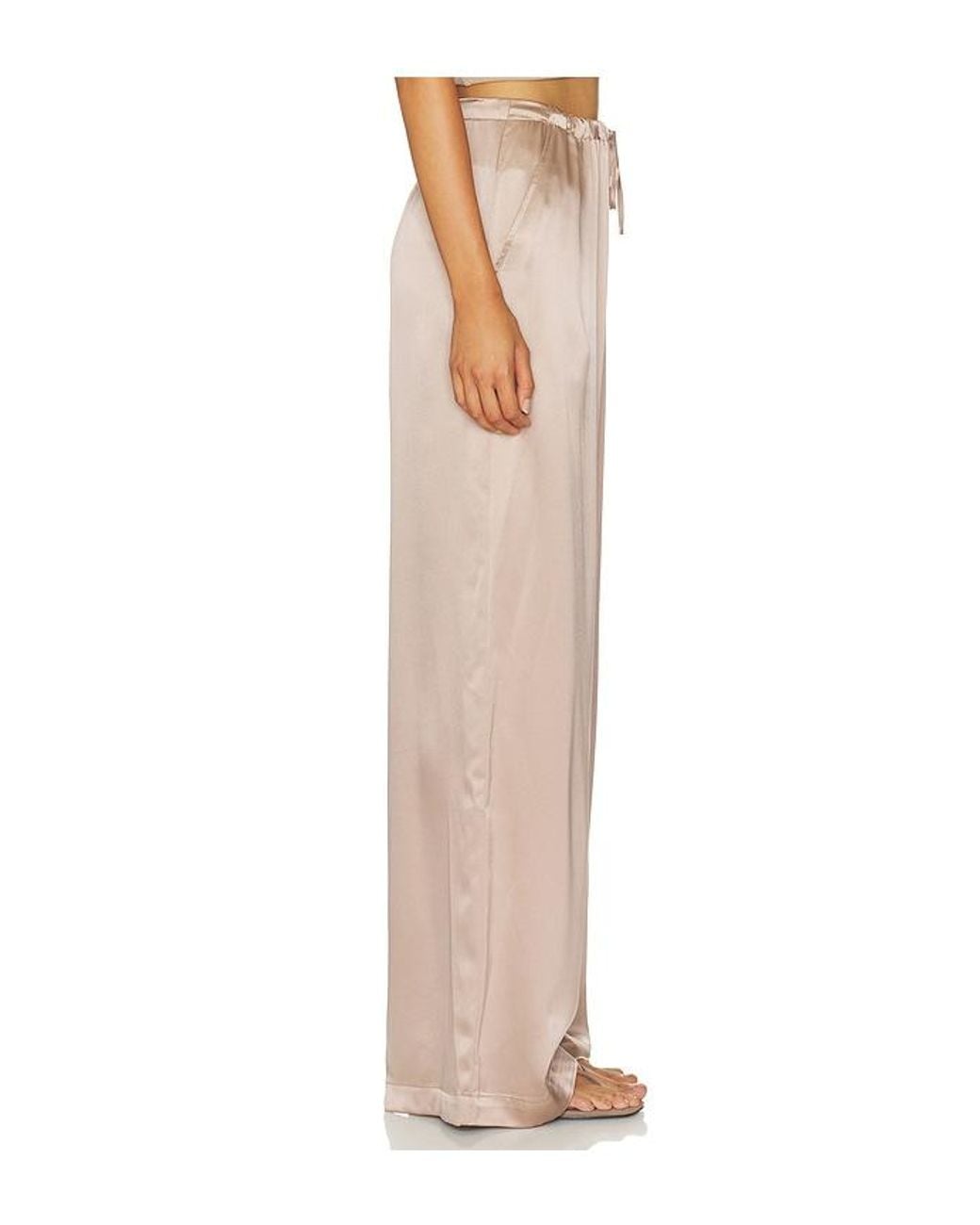 SABLYN Natural Silk Gemma Pull On Straight Leg Pant