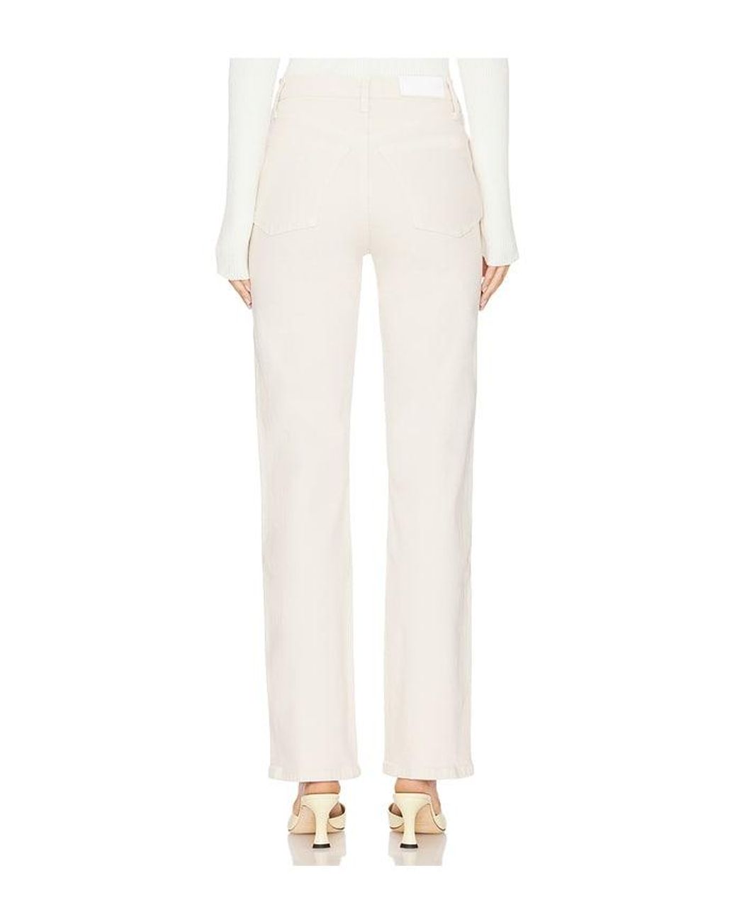 Re/done White 90S High Rise Loose Jeans