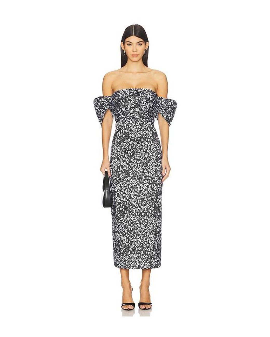 Kika Vargas Blue Adele Dress