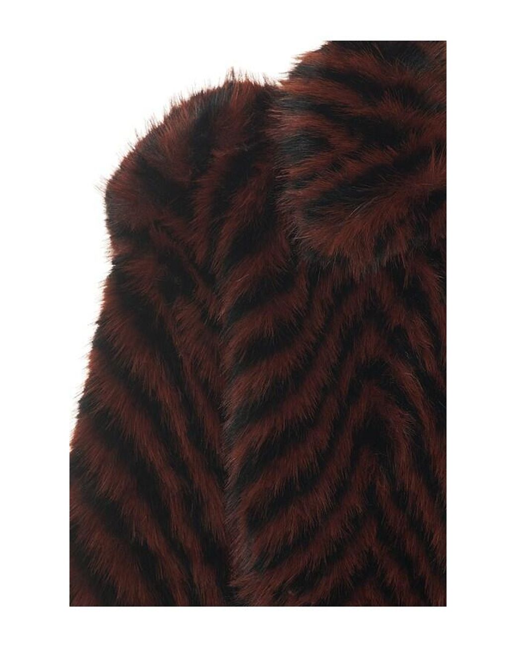retroféte Black Segrid Faux Fur Bomber