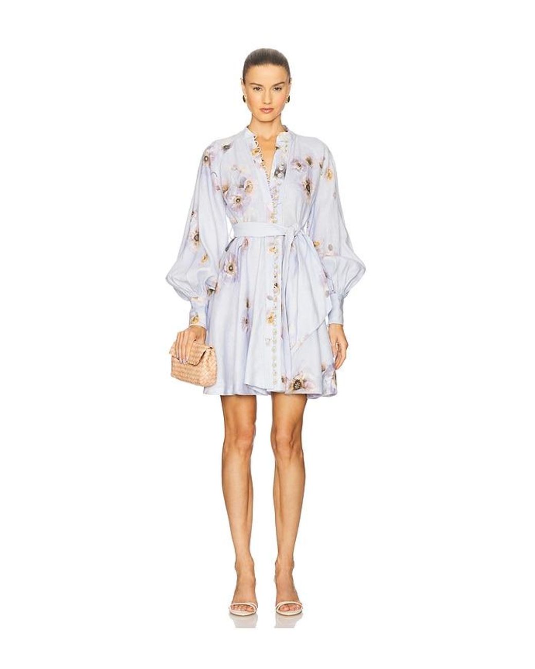 Zimmermann White Fit & Flare Dress