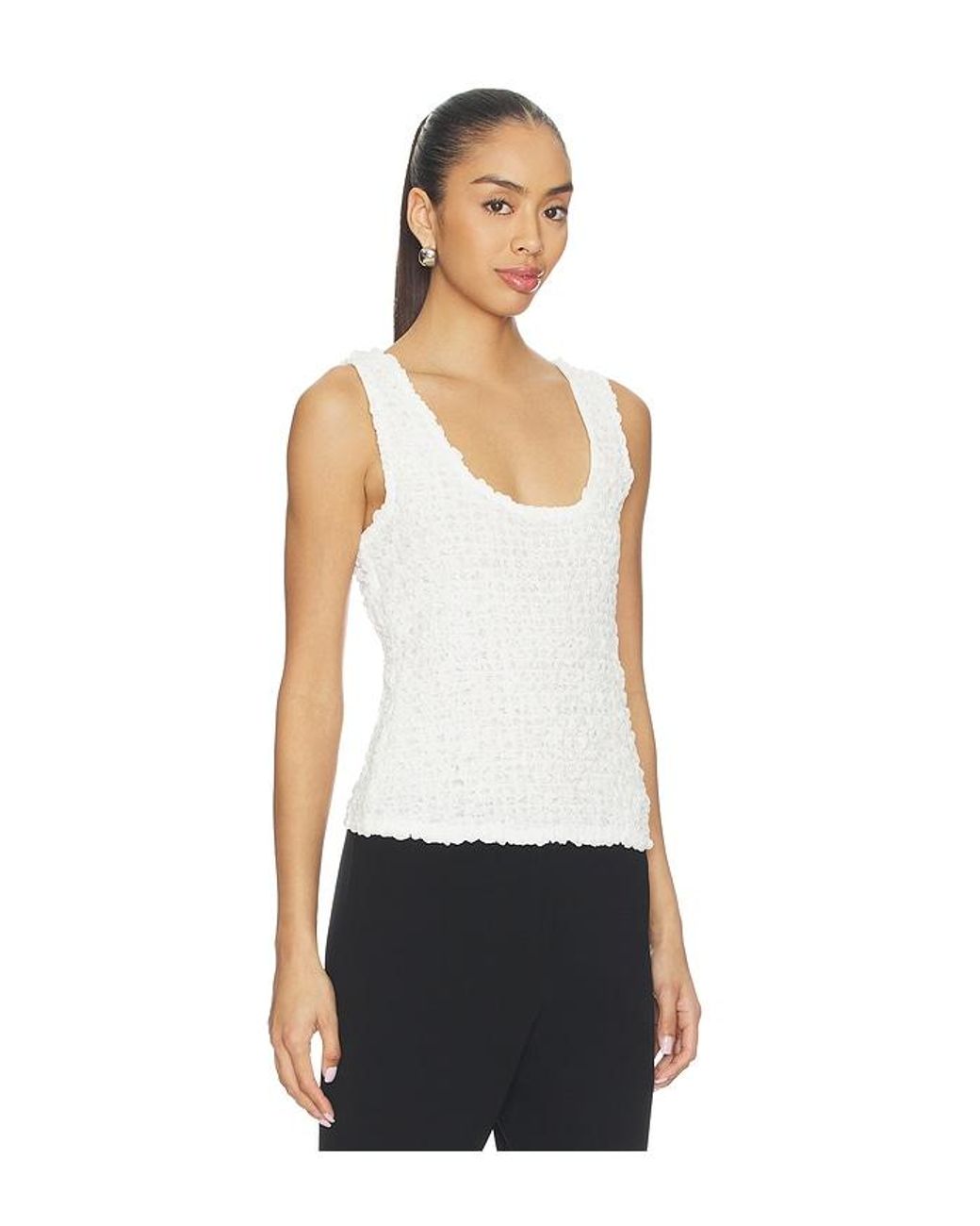 Enza Costa White Dimension Tank