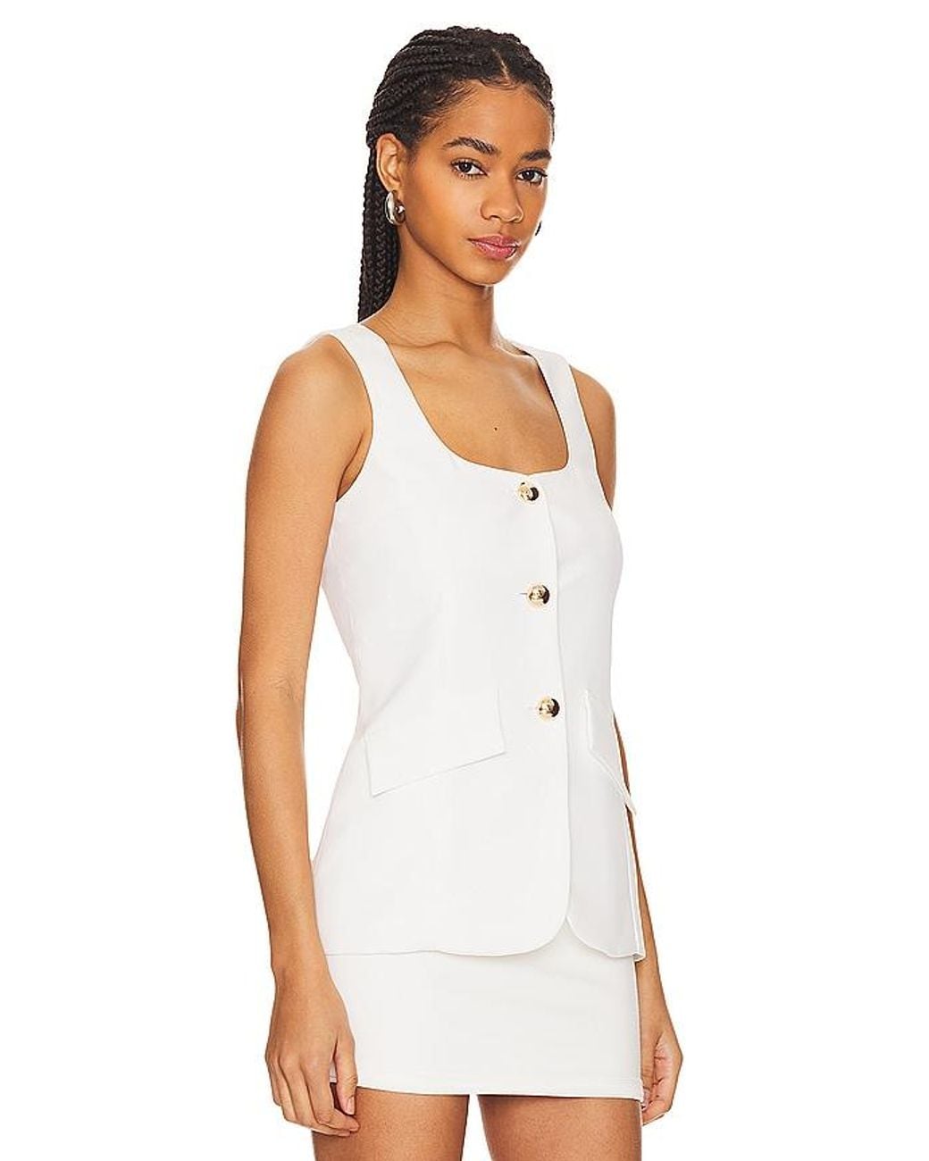 Amanda Uprichard White Kya Top